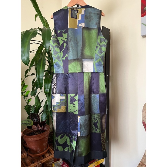 ETRO Mixed Print Embellished Waist Sheath Dress - Picture 4 of 7